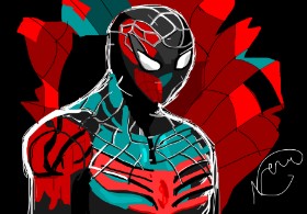 Niny の スパイダーマン の絵