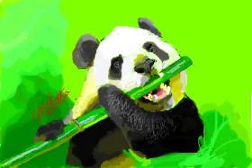 MooMel の 竹 の絵