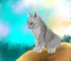 Рисунок на тему «Котенок» — автор: Iris