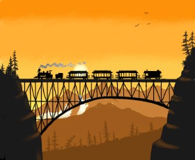 Рисунок на тему «Мост» — автор: Sofie