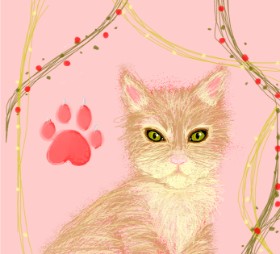Рисунок на тему «Котенок» — автор: La_MiLoV