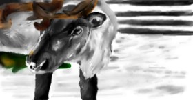 Effulgent Emerald の トナカイ の絵