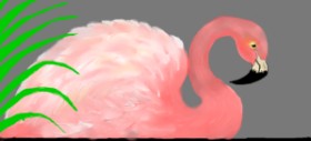 Debidolittle の フラミンゴ の絵
