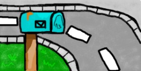Balkanski UČIHA の 郵便受け の絵