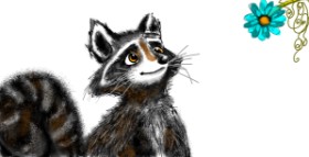 Eclat de Lune の アライグマ の絵
