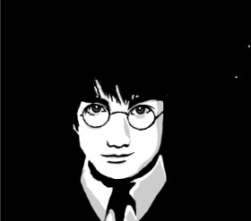 Drawing of Harry Potter by JSim