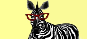 Zebra-Zeichnung von Debidolittle