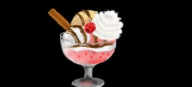 Temüjin の アイスクリーム の絵
