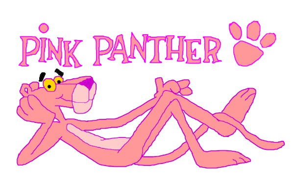 Drawing of Pink Panther by Unknown