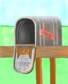 GreyhoundMama の 郵便受け の絵