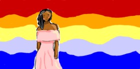 Drawing of Dress by Lola