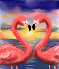 Flamingo - autor: Muni
