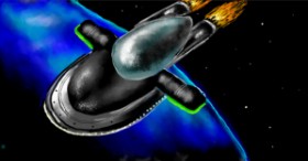 Eclat de Lune の 宇宙船 の絵