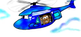 Helikopter - autor: Kim