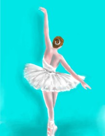 ⋆su⋆vinci彡 の バレリーナ の絵