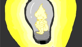 melli の 電球 の絵