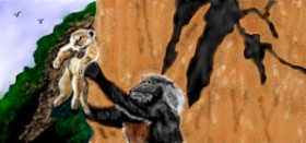 Drawing of Simba (Lion King) by Çhåching