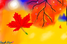 saraharts の 葉 の絵
