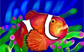 Рисунок на тему «Clownfish» — автор: GJP