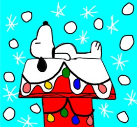 Drawing of Snowflake by Lil