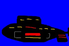 Marina🥃 の 潜水艦 の絵