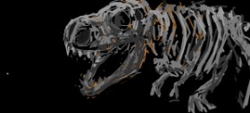 Sample text の ティラノサウルス・レックス の絵