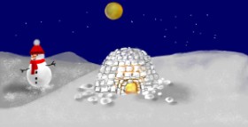 Eclat de Lune の イグルー の絵