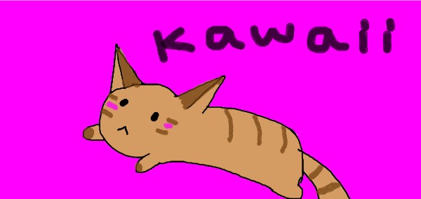 Katze-Zeichnung von Destiny