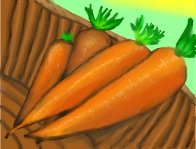 Рисунок на тему «Морковь» — автор: Zi