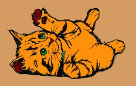 Рисунок на тему «Котенок» — автор: Mostafa