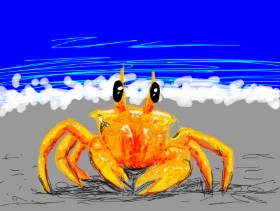 Рисунок на тему «Краб» — автор: Gabby