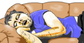 Swimmer の ナマケモノ の絵