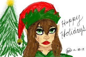 🍭Cαɳԃყ Sɳαƙҽ🐍 の クリスマスエルフ の絵