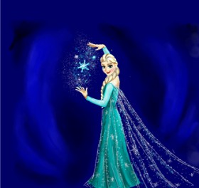 Andromeda の エルサ（ディズニー） の絵