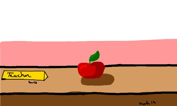 Jessica の りんご の絵