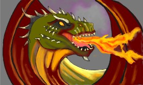 Tim の ドラゴン の絵