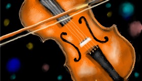 Drawing of Violin by SAM AKA MARGARET 🙄