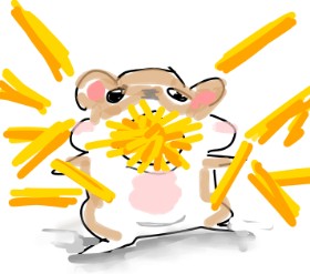 Silly の フライドポテト の絵