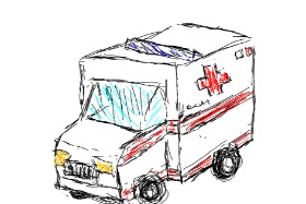 hi の 救急車 の絵