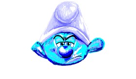 Drawing of Smurf by Unknown
