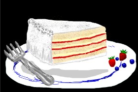 Torta - autor: Bigoldmanwithglasses