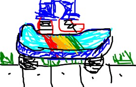 Derp の スケートボード の絵