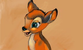 Herbert の バンビ の絵