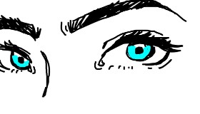 melli の 目 の絵