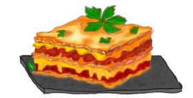 InessA の ラザニア の絵
