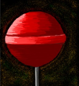Drawing of Lollipop by Elle