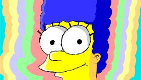 Рисунок на тему «Мардж Симпсон» — автор: Sam