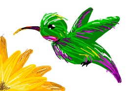Ur Mom の ハチドリ の絵