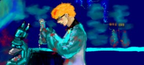 Рисунок на тему «Микроскоп» — автор: Philip