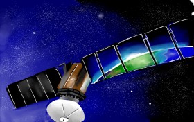 Satelit - autor: Rose rocket